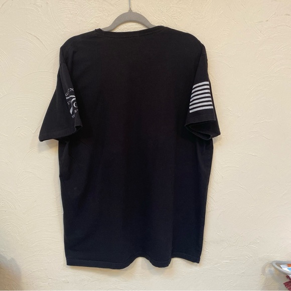 Grunt Style T-Shirt Men’s XXL American Spartan  Patriotic Short Sleeve Tee Blk - Picture 2 of 6